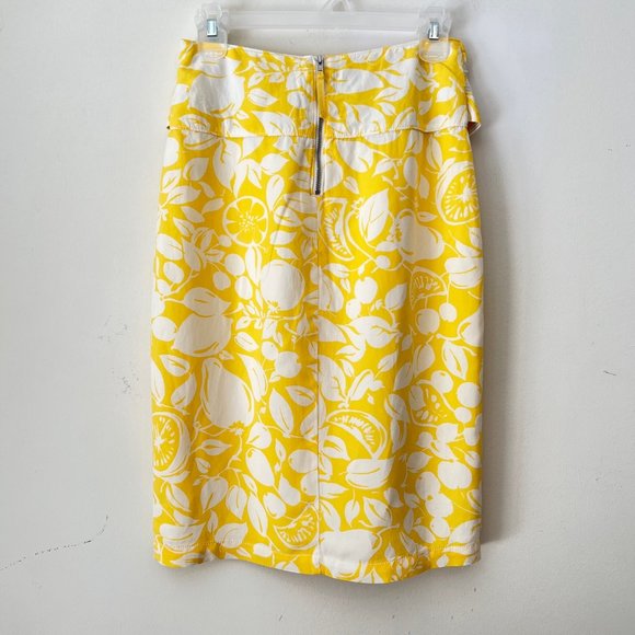 NEW! Anthropologie 44 of 52 Conversations Linen Blend Pencil Skirt, size 0 - Picture 8 of 16